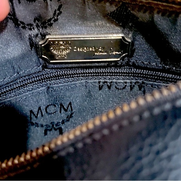 MCM Studded Papillon Barrel Mini Bag, Authentic. EUC - Picture 10 of 10